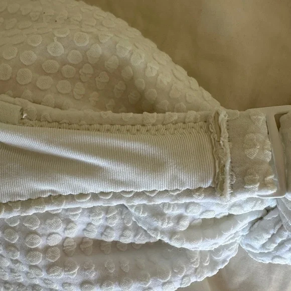 Aerie jacquard tie bikini top size S - Picture 6 of 7